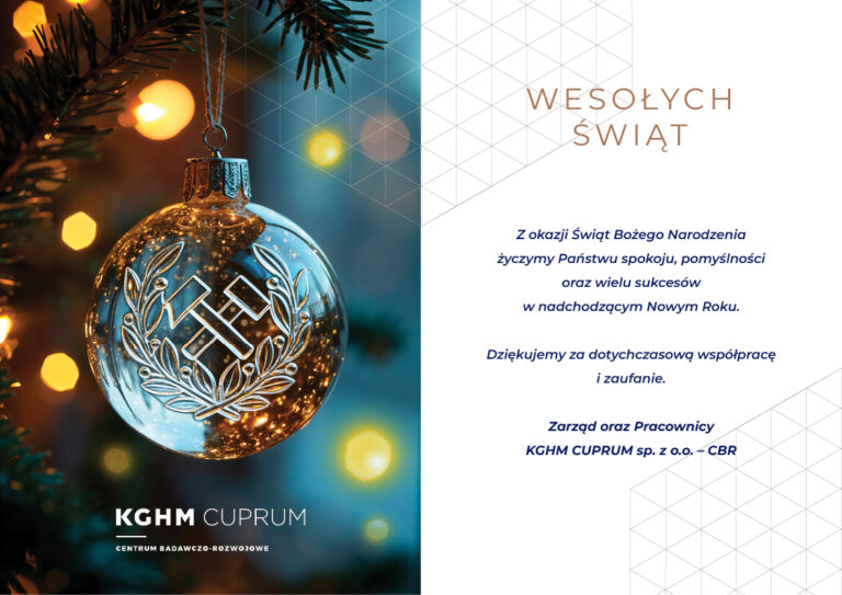 Życzenia z okazji nadchodzących Świąt od KGHM CUPRUM