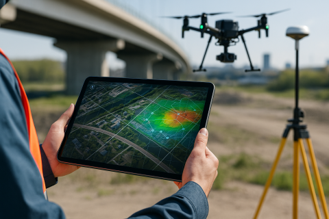 Tablet sterujący dronem